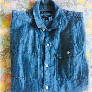 Banana republic short sleeve shirt new